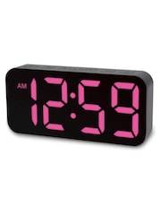 Acctim Clocks Black Ramone LED Colour Change Alarm Clock - Image 13 of 16
