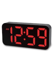 Acctim Clocks Black Ramone LED Colour Change Alarm Clock - Image 14 of 16