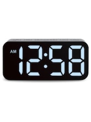 Acctim Clocks Black Ramone LED Colour Change Alarm Clock - Image 4 of 16