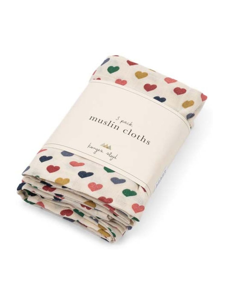 Konges Sløjd Muslin 100% Organic Cotton Cloths 3 Pack - Bild 3 von 3