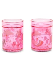Konges Sløjd Pink Glitter Cups 2 Pack - Image 1 of 2