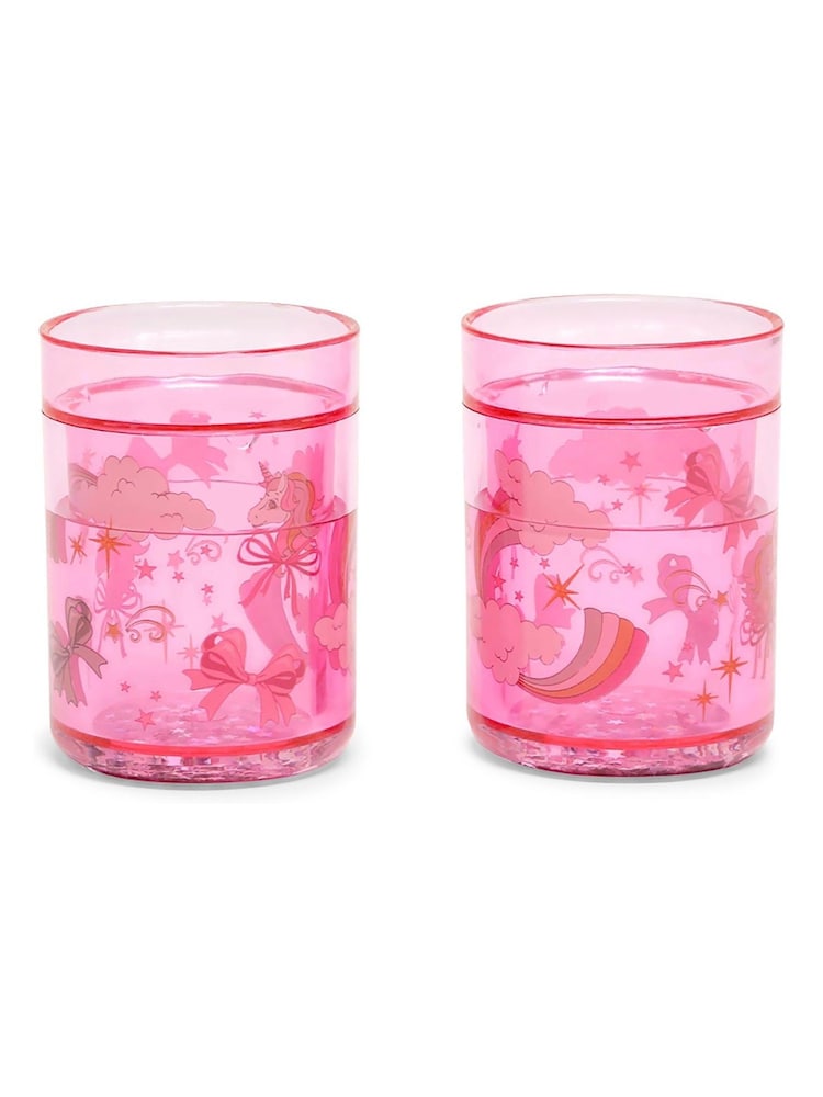 Konges Sløjd Pink Glitter Cups 2 Pack - Image 2 of 2 Konges Sløjd Pink Glitter Cups 2 Pack - Image 2 of 2