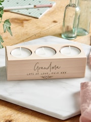 Personalised Tealight Holder by No Ordinary Gift - Image 1 of 1