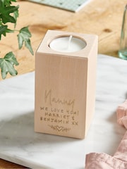 Personalised Tealight Holder Set by No Ordinary Gift - Image 2 of 2