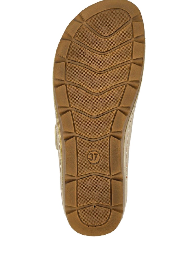 Pavers Gold Pavers Adjustable Black Mule Sandals - Image 5 of 5