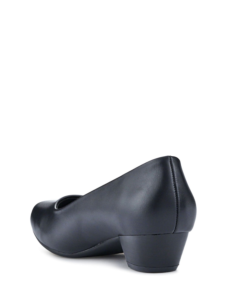 Pavers Black Smart Cushioned Court Shoes - Image 3 of 5