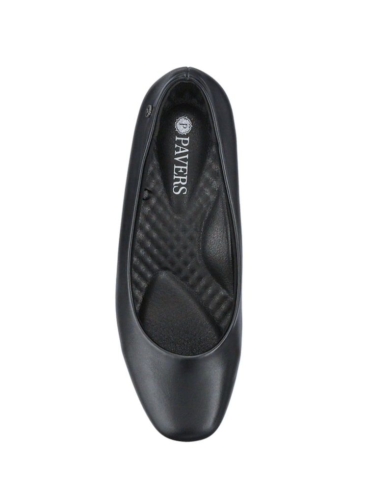 Pavers Black Smart Cushioned Court Shoes - Image 4 of 5