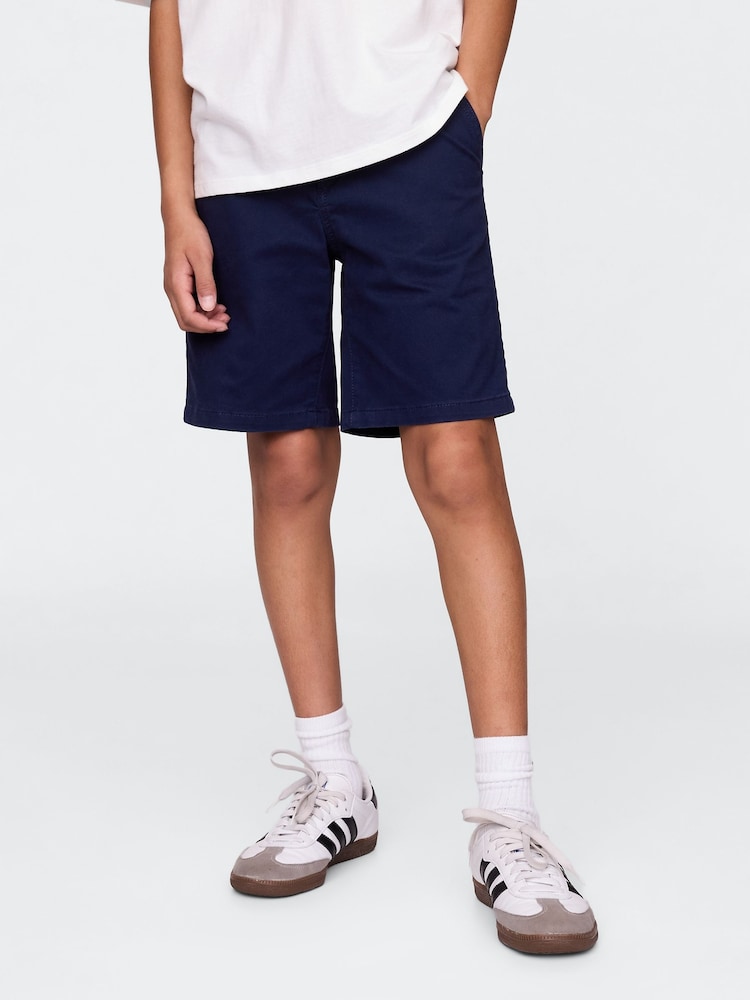 Gap Blue Relaxed Chinos Shorts - Image 1 of 9 Gap Blue Relaxed Chinos Shorts - Image 1 of 9