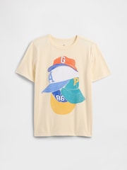 Gap Cream Graphic T-Shirt - Image 1 of 2