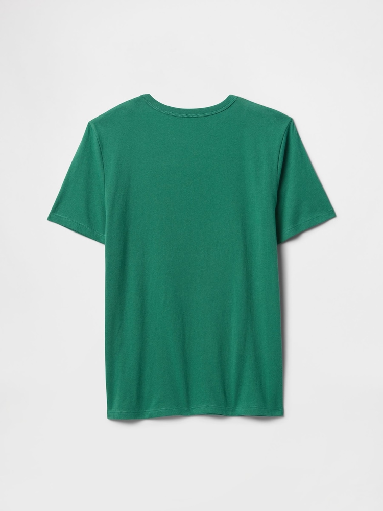 zelena - Gap Short Sleeve Graphic T-Shirt (4-13yrs) - Slika 2 iz 3