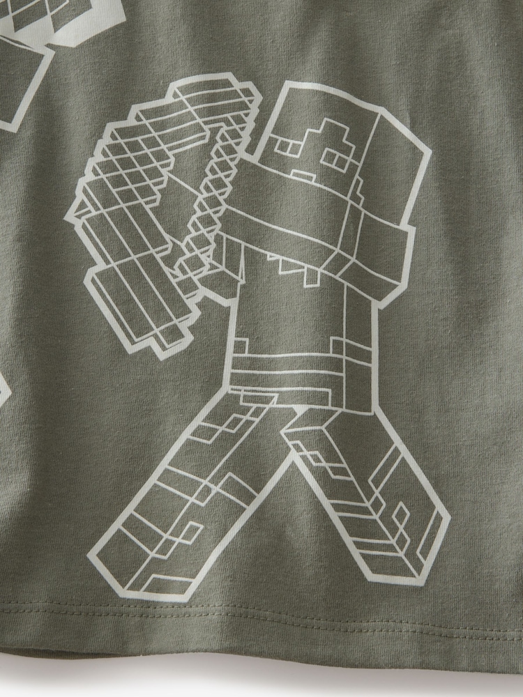 Gap Grey Minecraft Graphic T-Shirt (4-13yrs) - Image 4 of 4