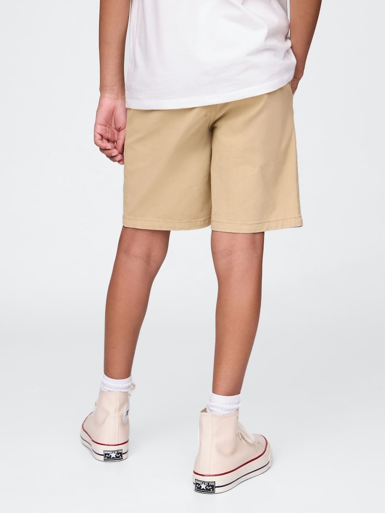 Gap Beige Relaxed Chinos Shorts - Image 2 of 5 Gap Beige Relaxed Chinos Shorts - Image 2 of 5