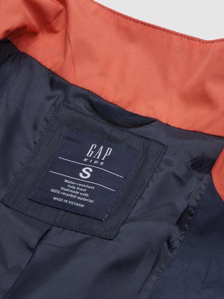 Gap Navy Blue Colourblock Windbreaker Jacket (4-13yrs) - Image 4 of 4