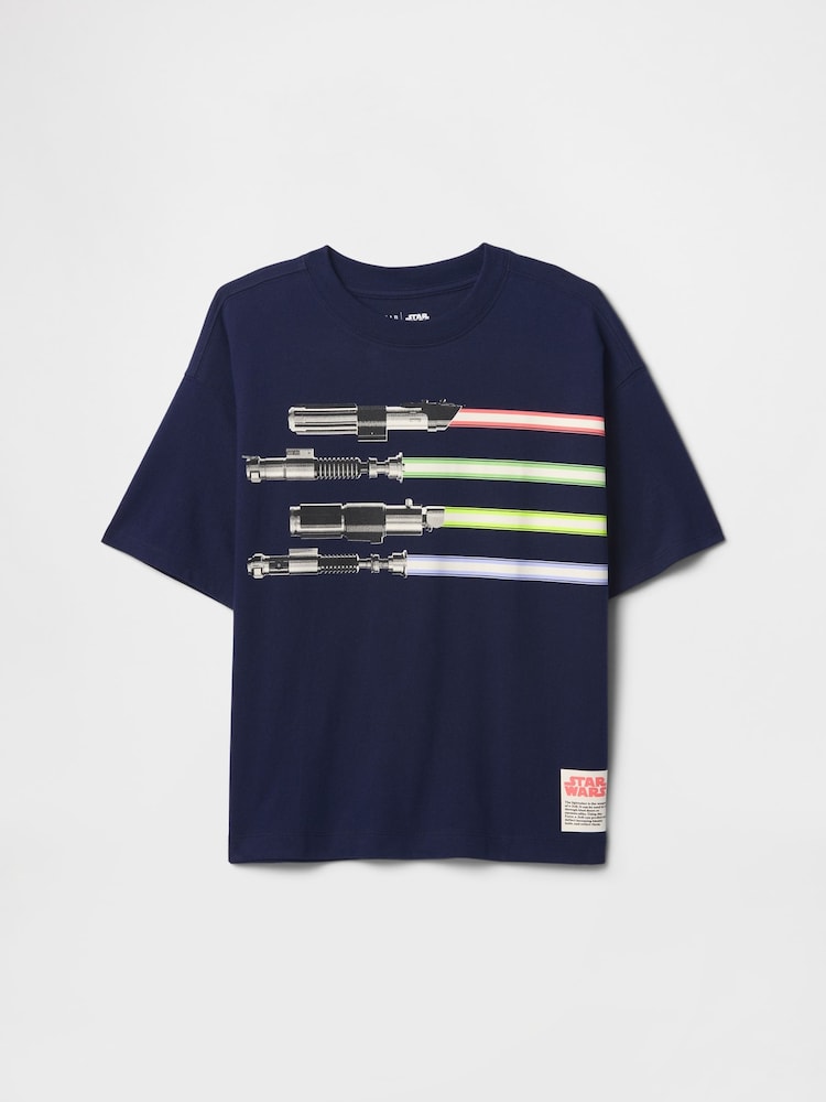 Gap Navy Blue Star Wars Graphic T-Shirt (4-13yrs) - Image 1 of 2