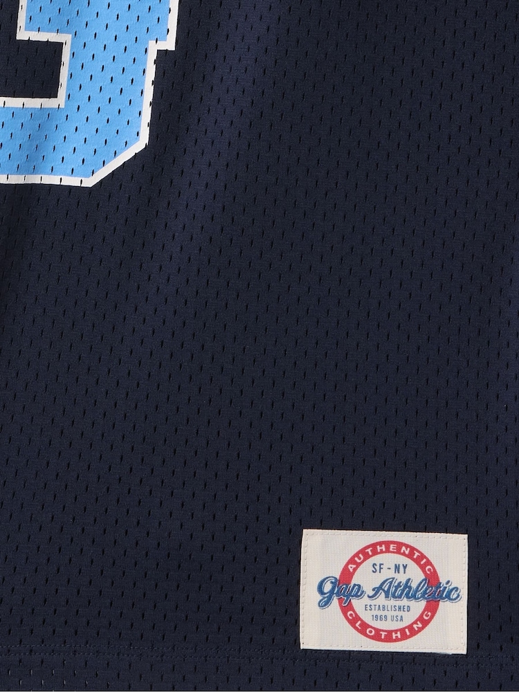 Gap Navy Blue Tech Mesh Jersey T-Shirt (4-13yrs) - Image 5 of 5