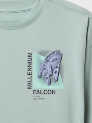Gap Green Star Wars Graphic T-Shirt (4-13yrs) - Image 2 of 2