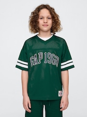 Gap Green Tech Mesh Jersey T-Shirt (4-13yrs) - Image 1 of 5
