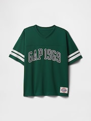 Gap Green Tech Mesh Jersey T-Shirt (4-13yrs) - Image 4 of 5