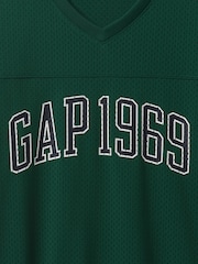 Gap Green Tech Mesh Jersey T-Shirt (4-13yrs) - Image 5 of 5