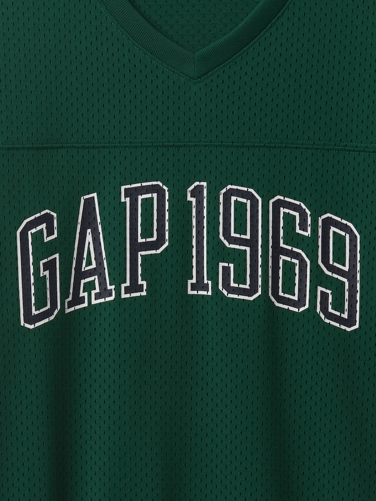 Gap Green Tech Mesh Jersey T-Shirt (4-13yrs) - Image 5 of 5