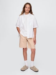 Gap Beige Linen-Cotton Shorts (4-13yrs) - Image 3 of 5