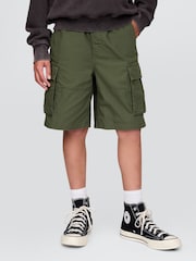 Gap Green Ripstop Easy Cargo Shorts (4-13yrs) - Image 1 of 2