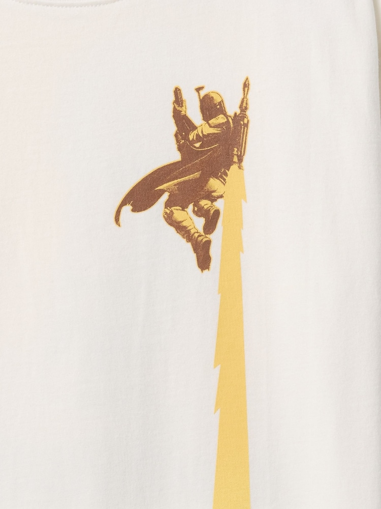 Gap White Star Wars Graphic T-Shirt (4-13yrs) - Image 2 of 2
