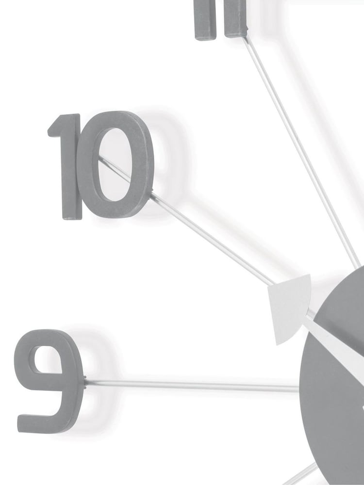 Acctim Clocks Pigeon Grey Astraea Spoke Wall Clock - Image 4 of 4