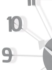 Acctim Clocks Pigeon Grey Astraea spoke wall clock - Image 5 of 5