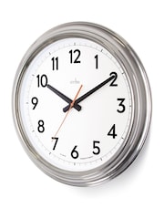 Acctim Clocks Chrome Clayton Effect Wall Clock - Image 2 of 3