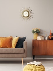 Acctim Clocks Gold Stella Starburst Wall Clock - Image 1 of 5