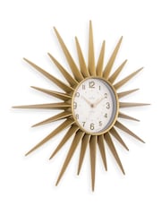 Acctim Clocks Gold Stella Starburst Wall Clock - Image 4 of 5