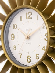 Acctim Clocks Gold Stella Starburst Wall Clock - Image 5 of 5