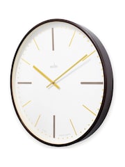 Acctim Clocks Dark Walnut Knoll Dark Wood Wall Clock - Image 3 of 5
