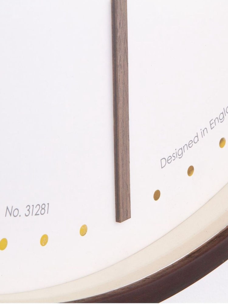 Acctim Clocks Dark Walnut Knoll Dark Wood Wall Clock - Image 5 of 5