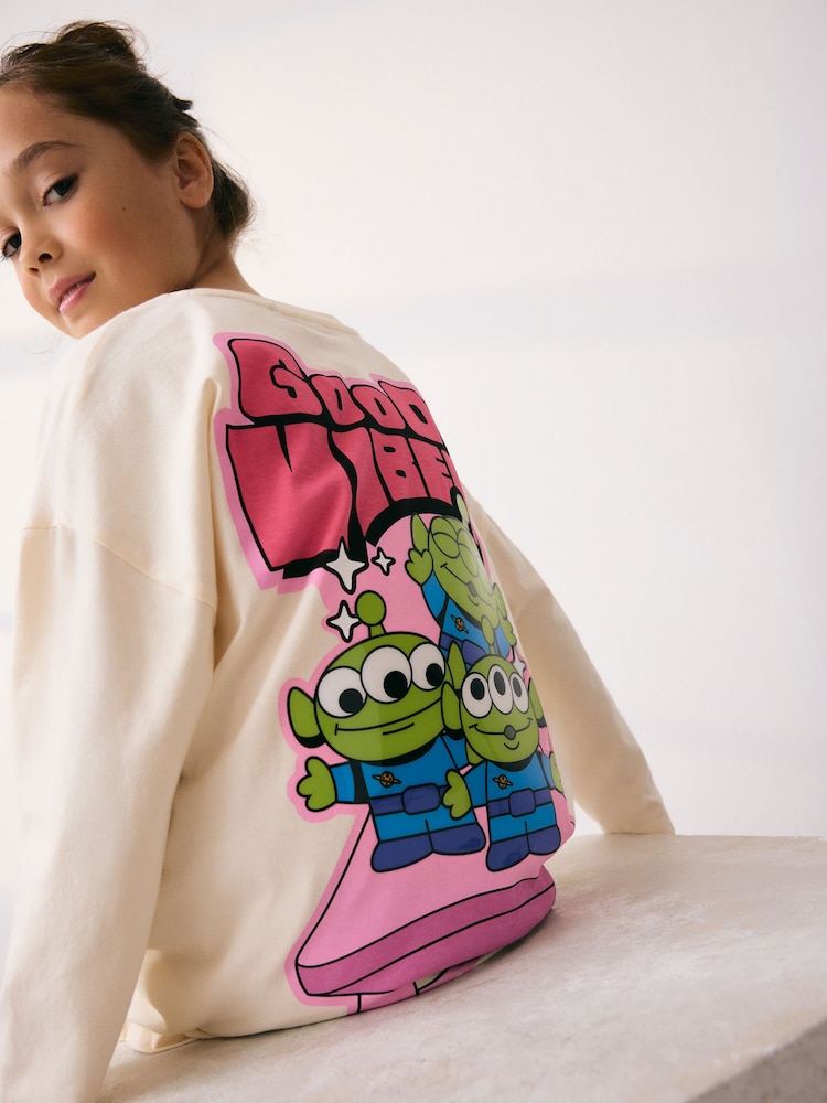 White Toy Story Long Sleeve Graphic Top (3-16yrs) - Image 1 of 4