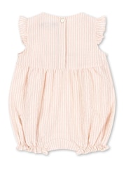 Konges Sløjd Pink Ellie Frill Cherry Embroidery Romper - Image 2 of 5