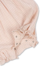 Konges Sløjd Pink Ellie Frill Cherry Embroidery Romper - Image 5 of 5