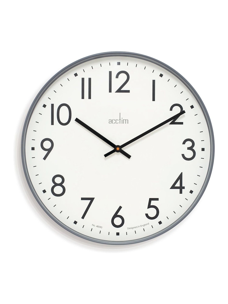 Acctim Clocks Aston Grey Ashridge Wall Clock - Image 1 of 3