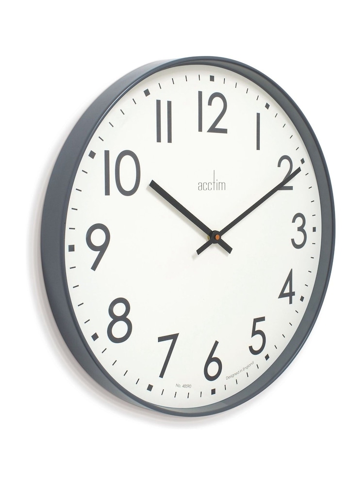 Acctim Clocks Aston Grey Ashridge Wall Clock - Image 3 of 3
