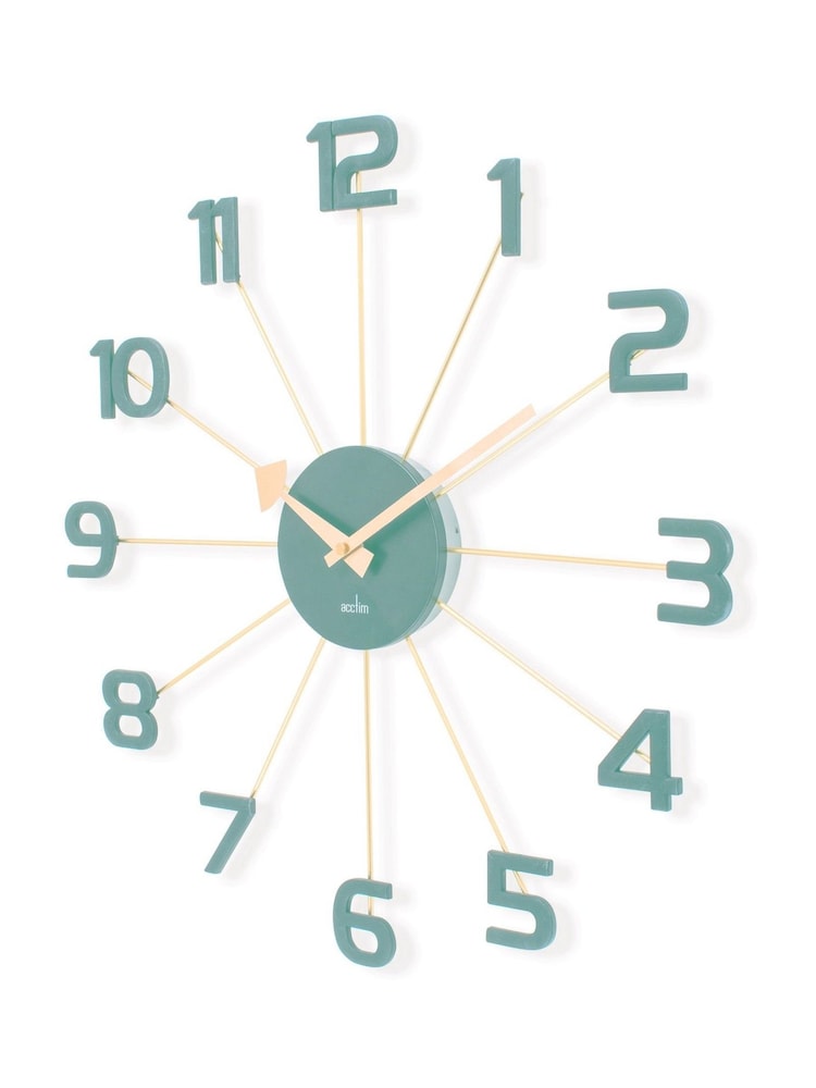 Acctim Clocks Cloverfield Astraea Spoke Wall Clock - Image 2 of 4