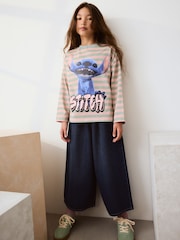 Pink Stripe Lilo & Stitch Long Sleeve Graphic Top (3-16yrs) - Image 2 of 8