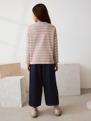 Pink Stripe Lilo & Stitch Long Sleeve Graphic Top (3-16yrs) - Image 3 of 8