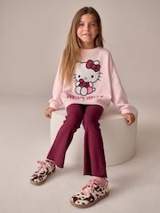 Pink Hello Kitty Long Sleeve Cosy Rib Sweatshirt (3-16yrs) - Image 2 of 7