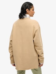 Телесный - Толстовка Superdry Studios Crew - Изображение 2 из 6