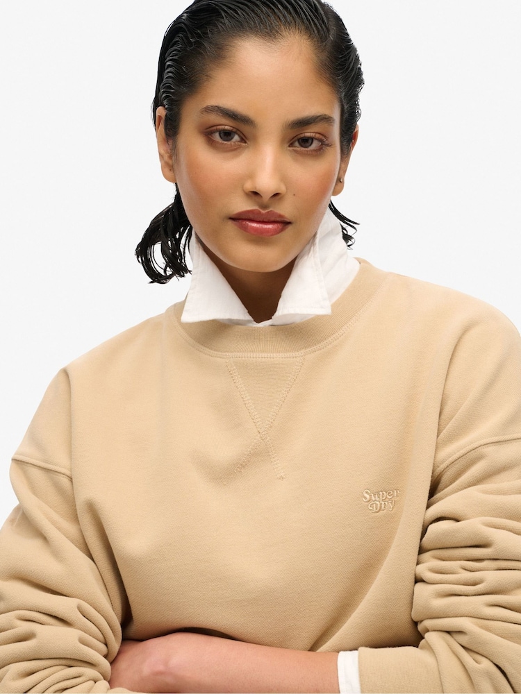 Superdry Nude Studios Crew Sweat Top - Image 4 of 6