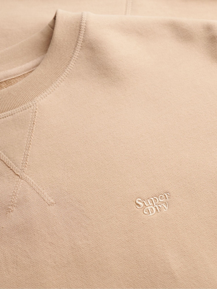 Телесный - Толстовка Superdry Studios Crew - Изображение 6 из 6