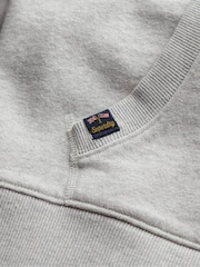 Gris - Superdry Athletic Essentials Relaxed Hoodie - Imagen 6 de 6