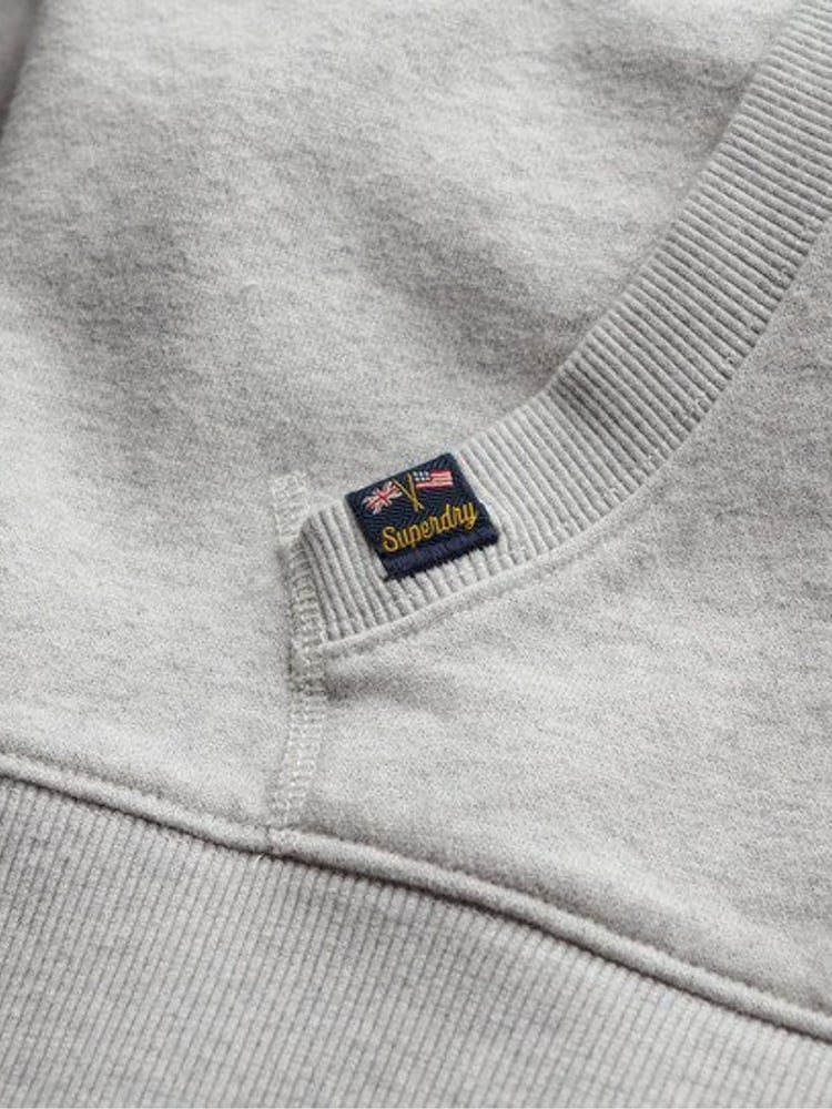 Gris - Superdry Athletic Essentials Relaxed Hoodie - Imagen 6 de 6