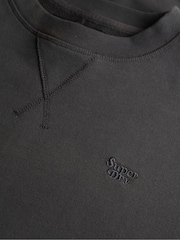 Черный - Толстовка Superdry Studios Crew - Изображение 6 из 6